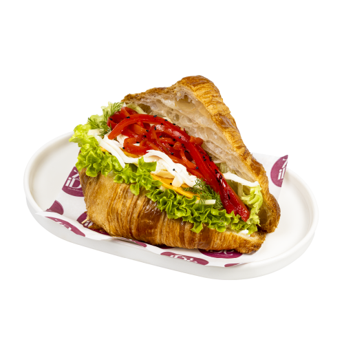 Balkan Soslu Kruvasan Sandviç Zaide